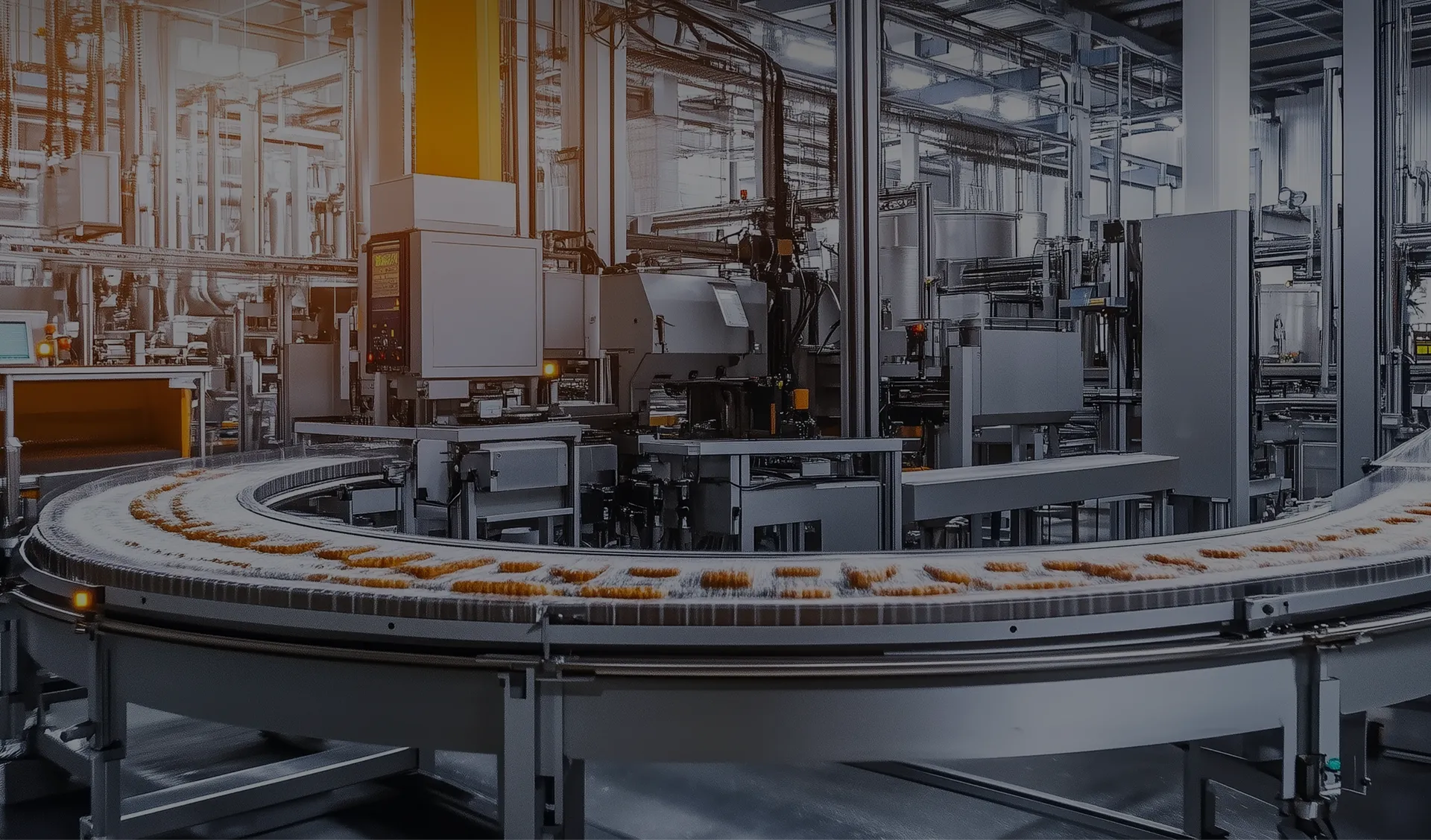 Textile plant with cooling units